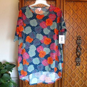 LuLaRoe Floral Irma Lagenlook Tunic Top - XS, NWT!